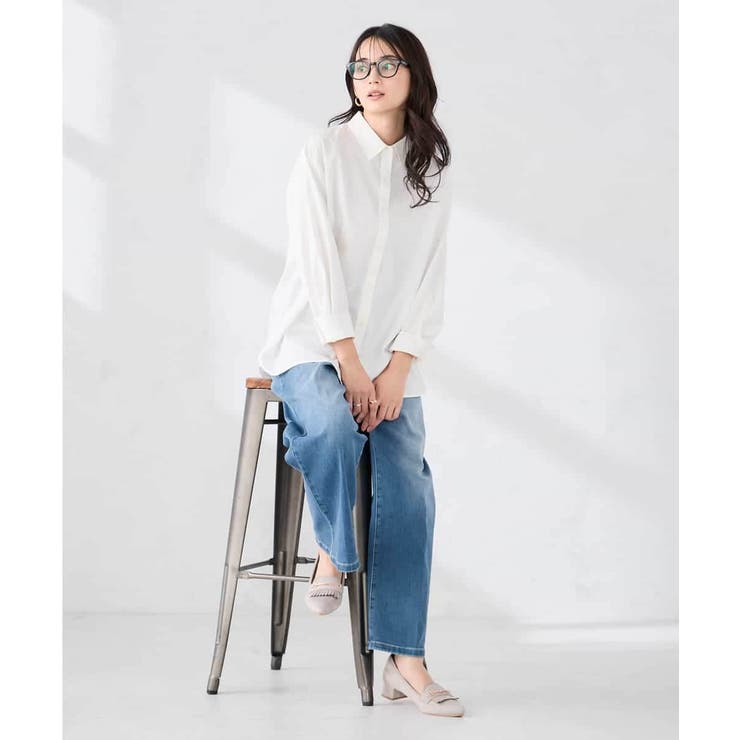 ワイドデニムパンツ | a.v.v【WOMEN】 | 詳細画像17 