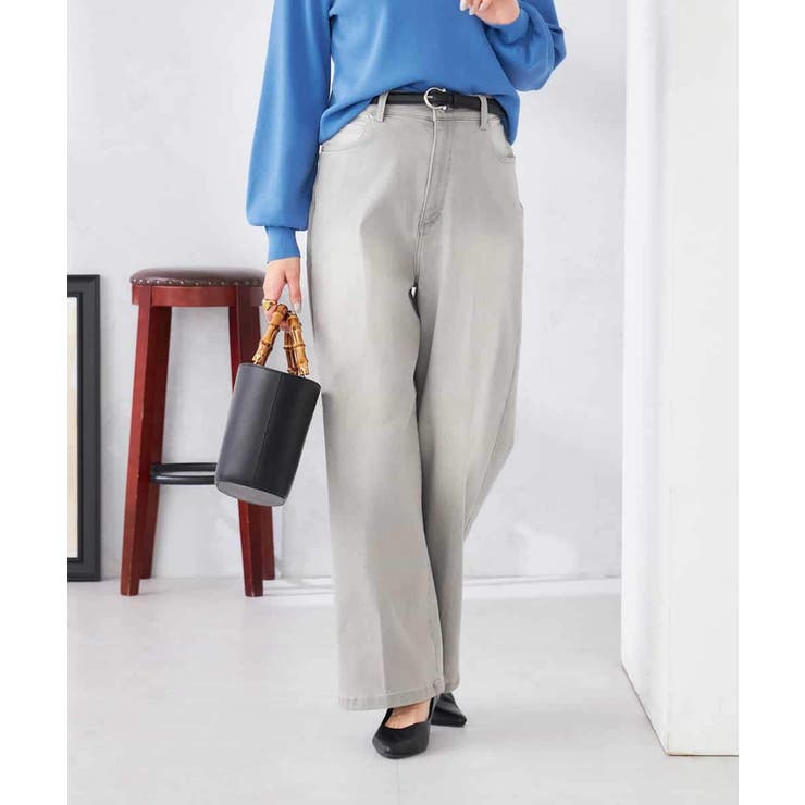 ワイドデニムパンツ | a.v.v【WOMEN】 | 詳細画像24 