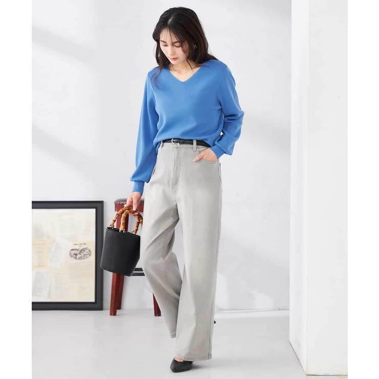 ワイドデニムパンツ | a.v.v【WOMEN】 | 詳細画像26 