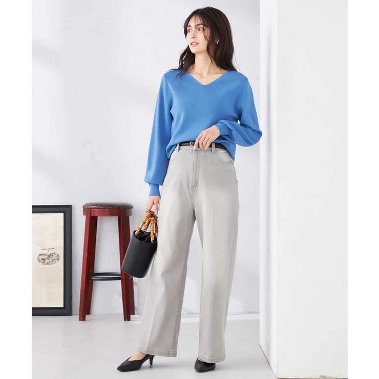 ワイドデニムパンツ | a.v.v【WOMEN】 | 詳細画像27 