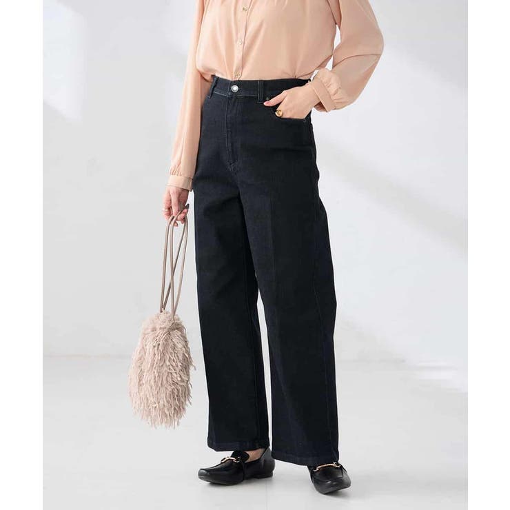 ワイドデニムパンツ | a.v.v【WOMEN】 | 詳細画像3 