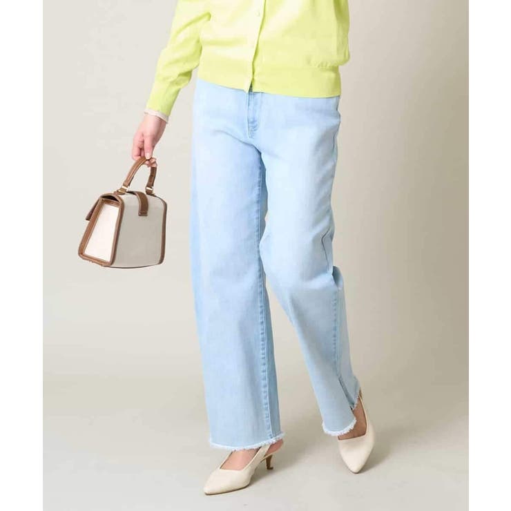 ストレッチデニムストレートパンツ | a.v.v【WOMEN】 | 詳細画像1 