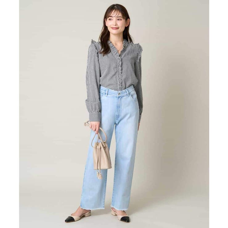 ストレッチデニムストレートパンツ | a.v.v【WOMEN】 | 詳細画像11 