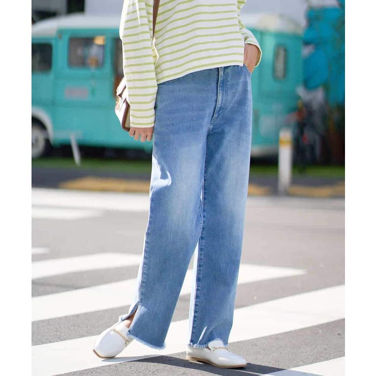 ストレッチデニムストレートパンツ | a.v.v【WOMEN】 | 詳細画像20 