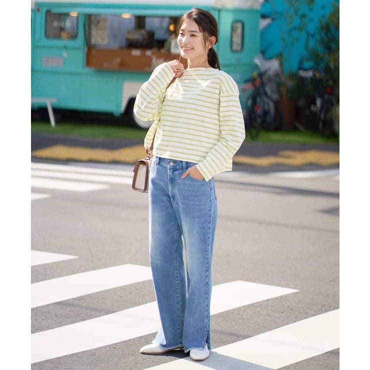 ストレッチデニムストレートパンツ | a.v.v【WOMEN】 | 詳細画像22 