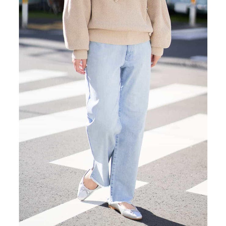 ストレッチデニムストレートパンツ | a.v.v【WOMEN】 | 詳細画像5 