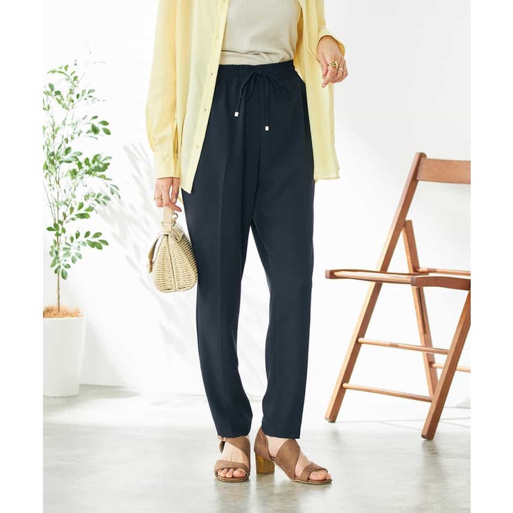 【接触冷感/洗える/イージーケア】美ラクるイージーテーパードパンツ | a.v.v【WOMEN】 | 詳細画像11 