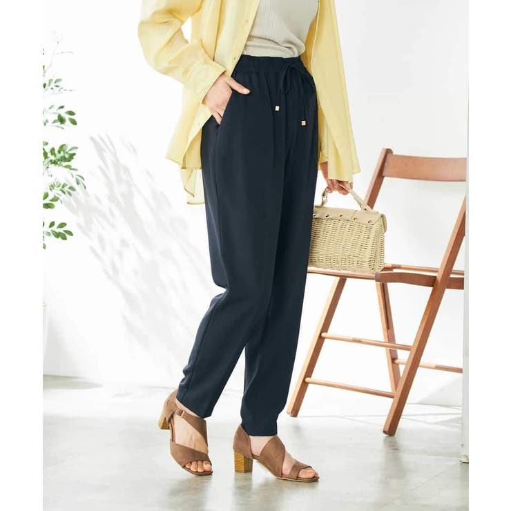 【接触冷感/洗える/イージーケア】美ラクるイージーテーパードパンツ | a.v.v【WOMEN】 | 詳細画像12 