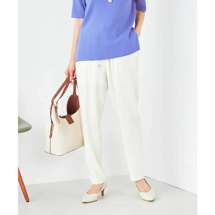 【接触冷感/洗える/イージーケア】美ラクるイージーテーパードパンツ | a.v.v【WOMEN】 | 詳細画像19 