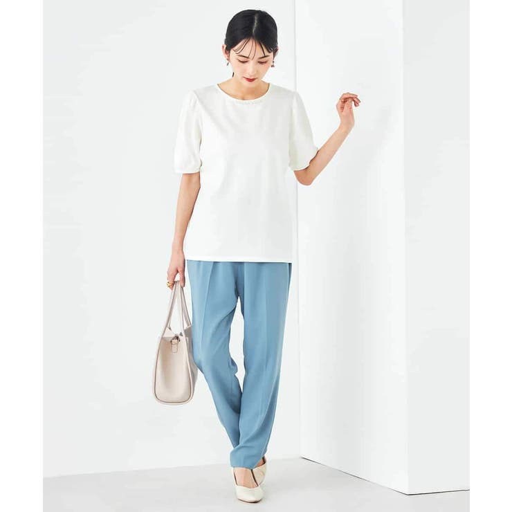 【接触冷感/洗える/イージーケア】美ラクるイージーテーパードパンツ | a.v.v【WOMEN】 | 詳細画像2 