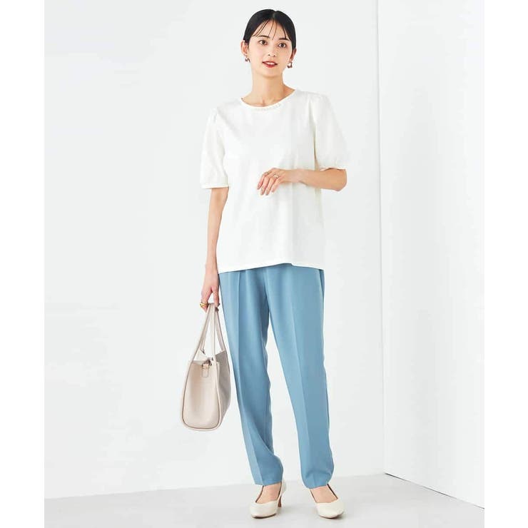 【接触冷感/洗える/イージーケア】美ラクるイージーテーパードパンツ | a.v.v【WOMEN】 | 詳細画像3 