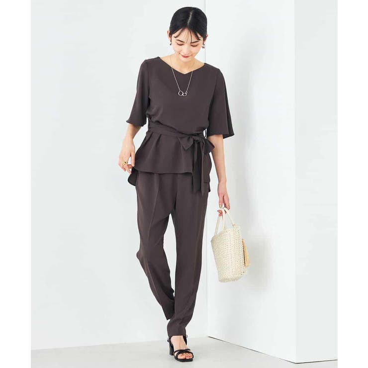 【接触冷感/洗える/イージーケア】美ラクるイージーテーパードパンツ | a.v.v【WOMEN】 | 詳細画像36 