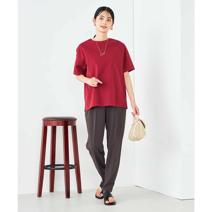 【接触冷感/洗える/イージーケア】美ラクるイージーテーパードパンツ | a.v.v【WOMEN】 | 詳細画像37 