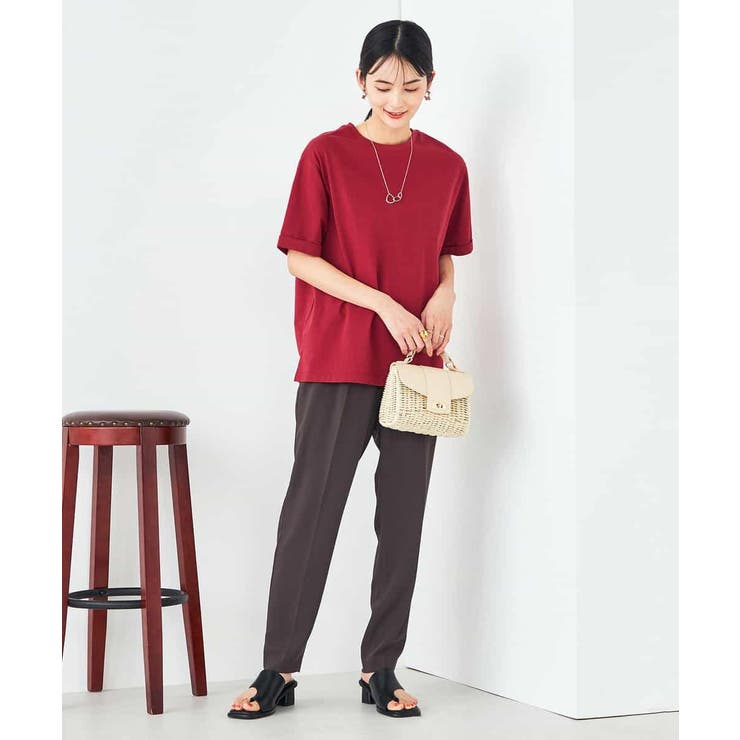 【接触冷感/洗える/イージーケア】美ラクるイージーテーパードパンツ | a.v.v【WOMEN】 | 詳細画像38 