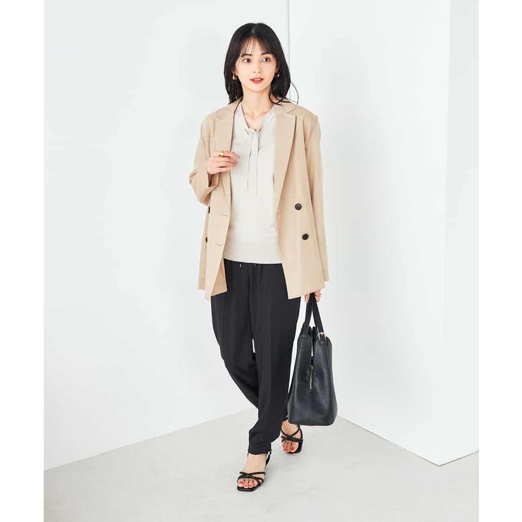 【接触冷感/洗える/イージーケア】美ラクるイージーテーパードパンツ | a.v.v【WOMEN】 | 詳細画像44 