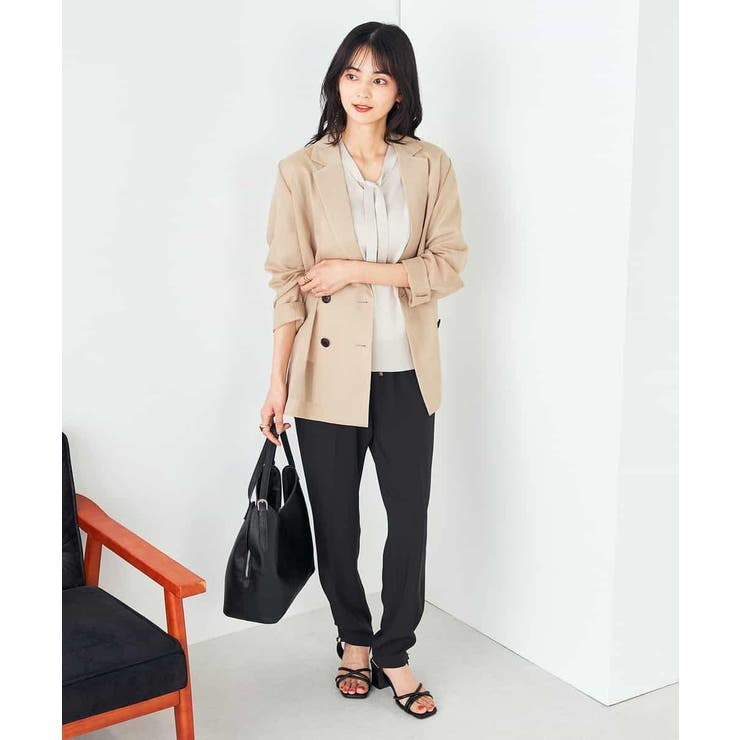 【接触冷感/洗える/イージーケア】美ラクるイージーテーパードパンツ | a.v.v【WOMEN】 | 詳細画像45 