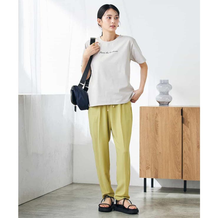 【接触冷感/洗える/イージーケア】美ラクるイージーテーパードパンツ | a.v.v【WOMEN】 | 詳細画像65 