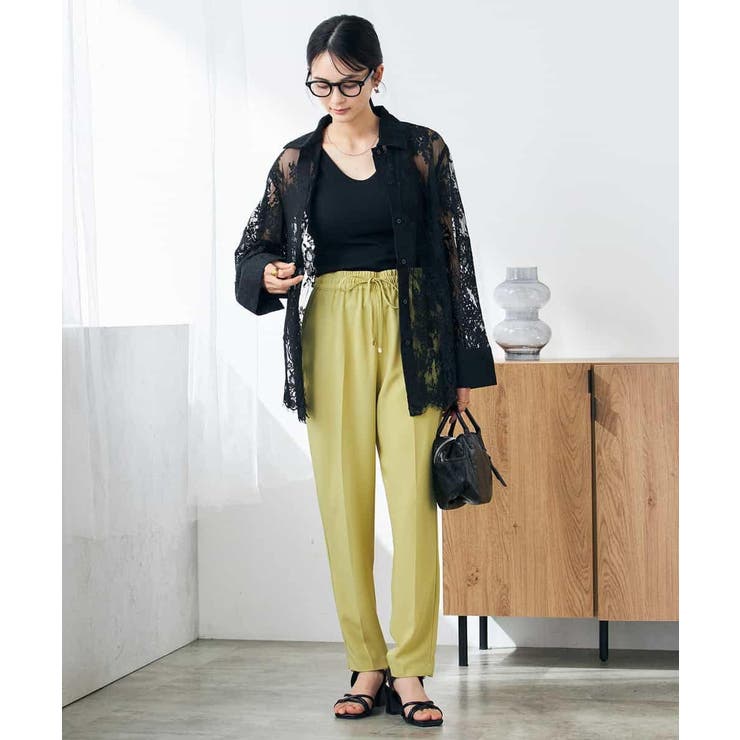 【接触冷感/洗える/イージーケア】美ラクるイージーテーパードパンツ | a.v.v【WOMEN】 | 詳細画像68 