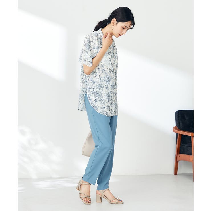 【接触冷感/洗える/イージーケア】美ラクるイージーテーパードパンツ | a.v.v【WOMEN】 | 詳細画像70 