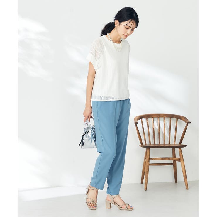 【接触冷感/洗える/イージーケア】美ラクるイージーテーパードパンツ | a.v.v【WOMEN】 | 詳細画像73 