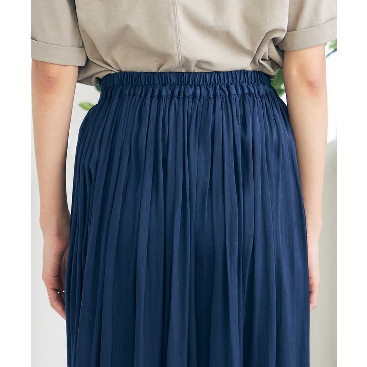 【洗える/セットアップ対応可】サテンギャザースカンツ | a.v.v【WOMEN】 | 詳細画像31 