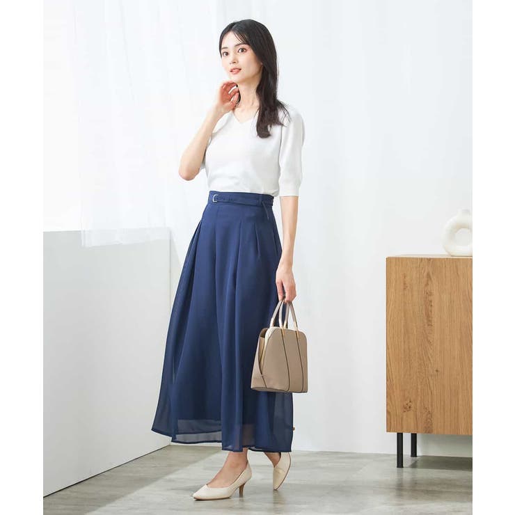 シアーワイドパンツ | a.v.v【WOMEN】 | 詳細画像10 