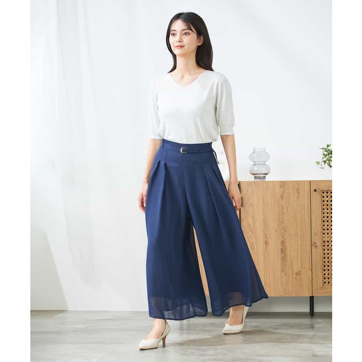 シアーワイドパンツ | a.v.v【WOMEN】 | 詳細画像11 