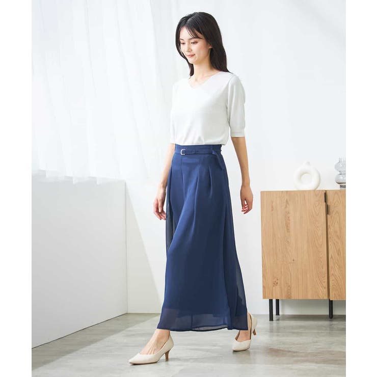 シアーワイドパンツ | a.v.v【WOMEN】 | 詳細画像12 