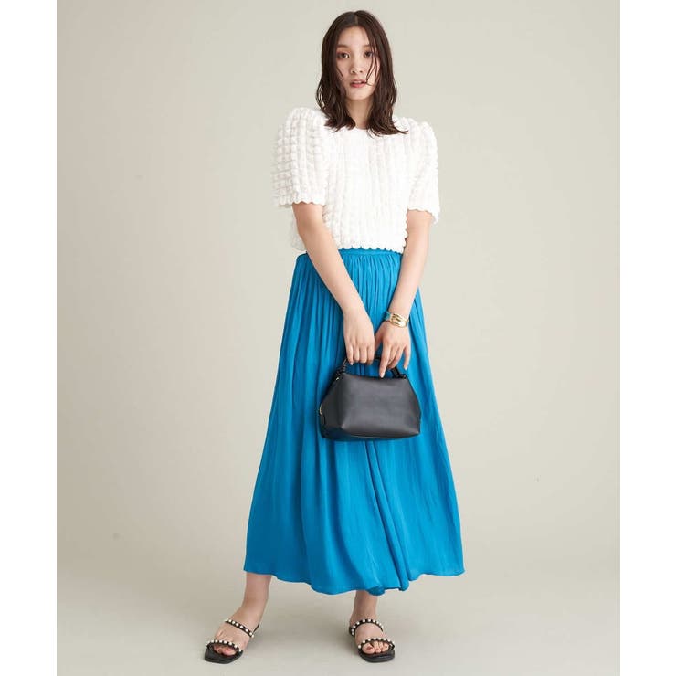 【イージーケア】落ち感ギャザースカンツ | a.v.v【WOMEN】 | 詳細画像12 