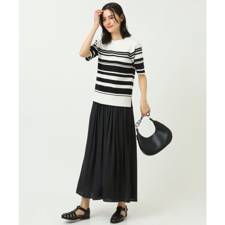 【イージーケア】落ち感ギャザースカンツ | a.v.v【WOMEN】 | 詳細画像17 