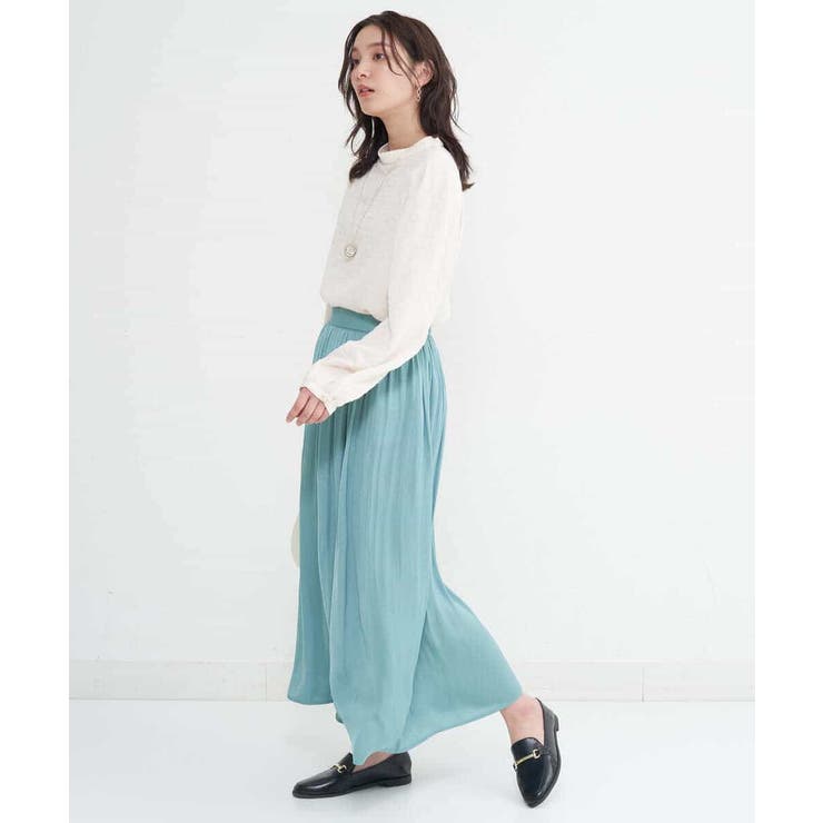 【イージーケア】落ち感ギャザースカンツ | a.v.v【WOMEN】 | 詳細画像23 