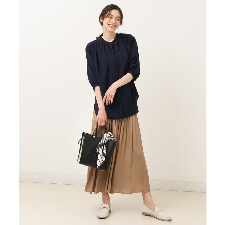 【イージーケア】落ち感ギャザースカンツ | a.v.v【WOMEN】 | 詳細画像34 