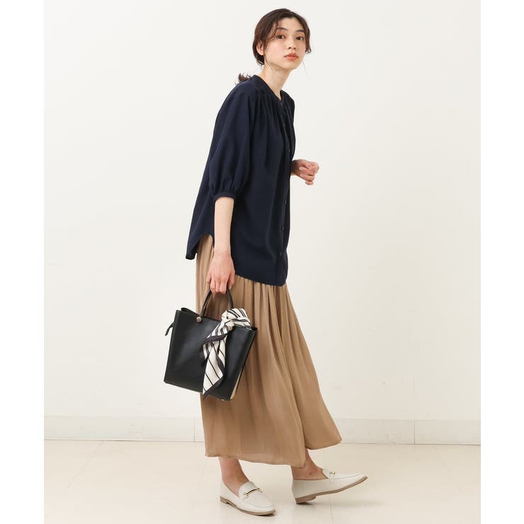 【イージーケア】落ち感ギャザースカンツ | a.v.v【WOMEN】 | 詳細画像35 