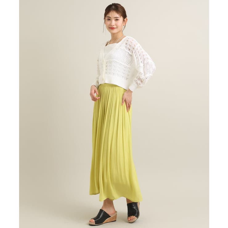 【イージーケア】落ち感ギャザースカンツ | a.v.v【WOMEN】 | 詳細画像39 