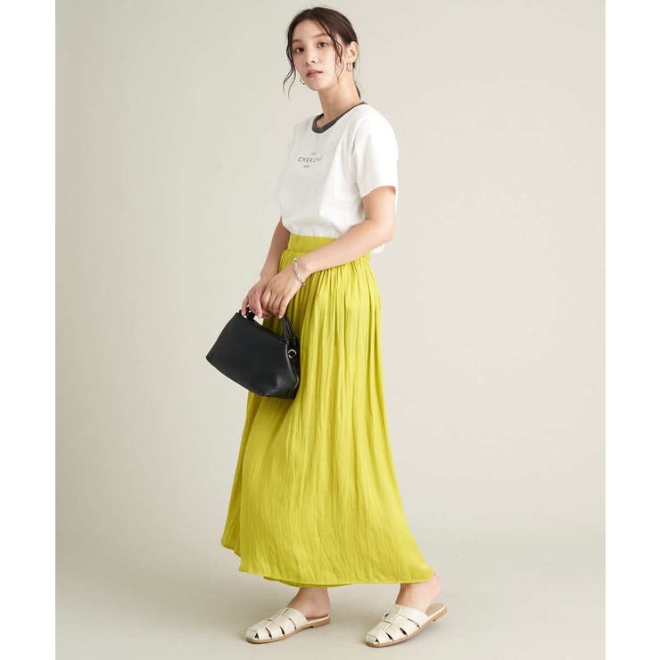 【イージーケア】落ち感ギャザースカンツ | a.v.v【WOMEN】 | 詳細画像4 