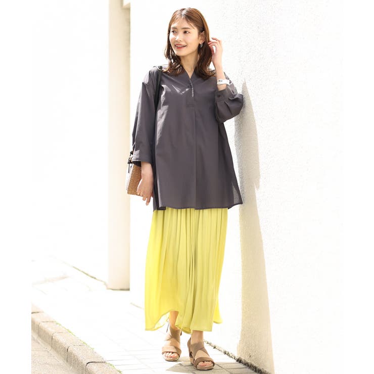 【イージーケア】落ち感ギャザースカンツ | a.v.v【WOMEN】 | 詳細画像41 