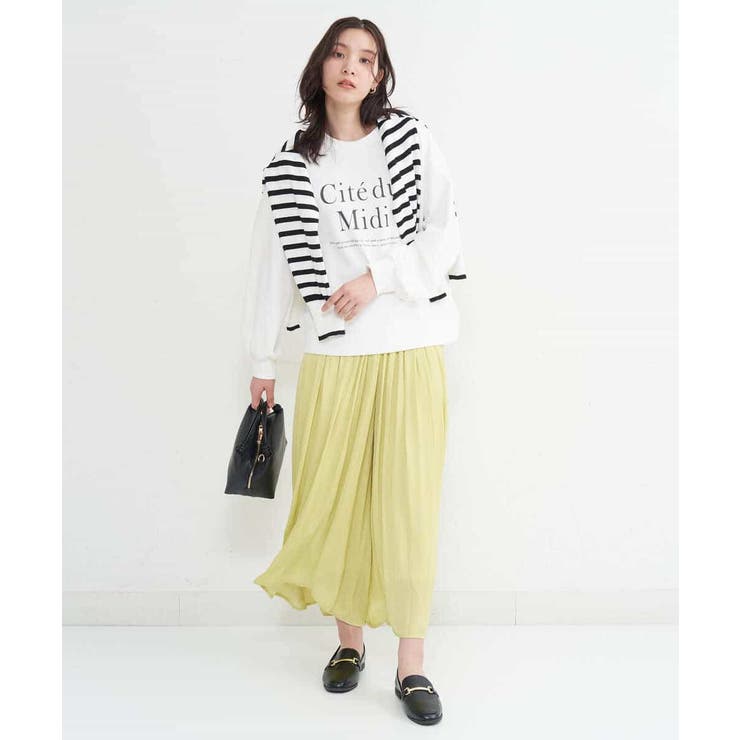 【イージーケア】落ち感ギャザースカンツ | a.v.v【WOMEN】 | 詳細画像43 