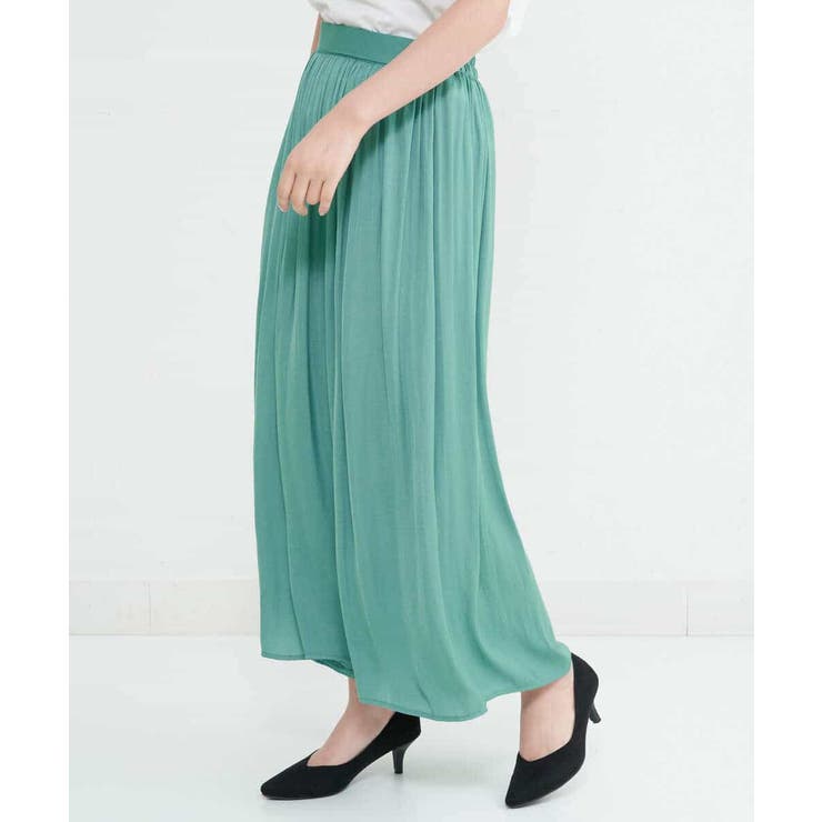 【イージーケア】落ち感ギャザースカンツ | a.v.v【WOMEN】 | 詳細画像44 