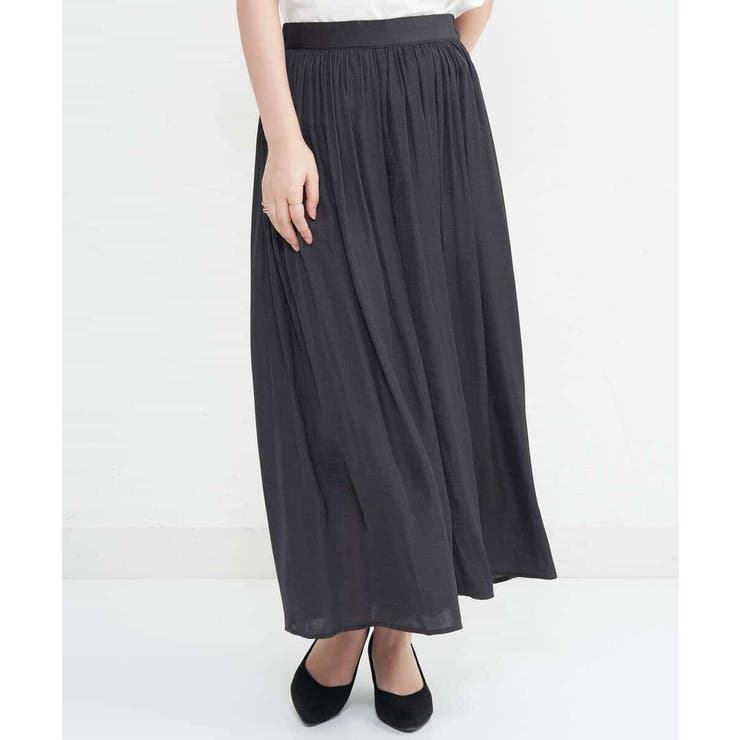 【イージーケア】落ち感ギャザースカンツ | a.v.v【WOMEN】 | 詳細画像46 