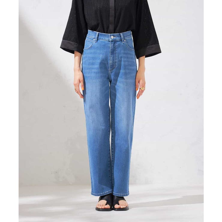 【接触冷感/ストレッチ】デニムストレートパンツ | a.v.v【WOMEN】 | 詳細画像27 