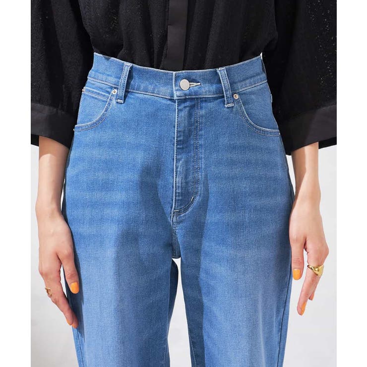 【接触冷感/ストレッチ】デニムストレートパンツ | a.v.v【WOMEN】 | 詳細画像4 