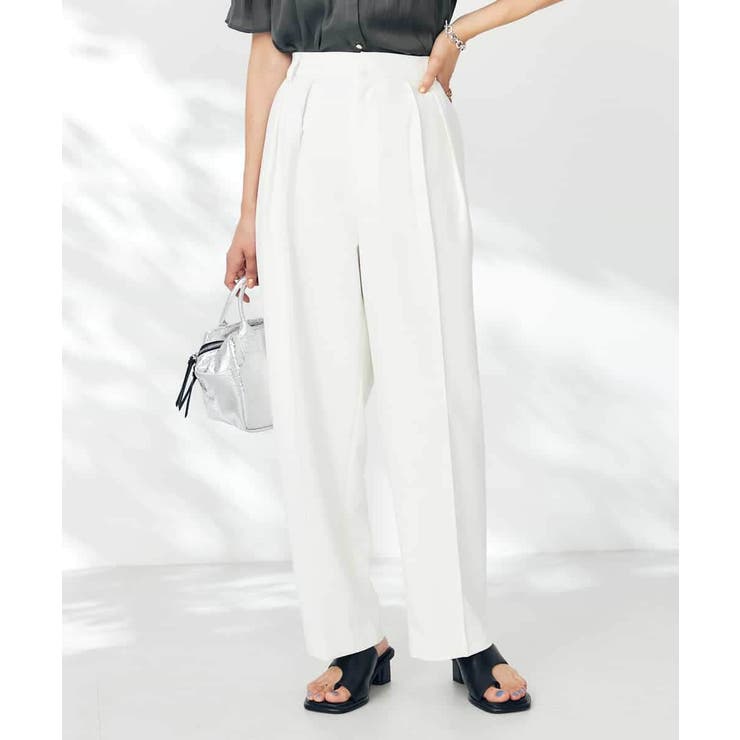 【洗える】タックワイドテーパードパンツ【WEB限定】 | a.v.v【WOMEN】 | 詳細画像10 