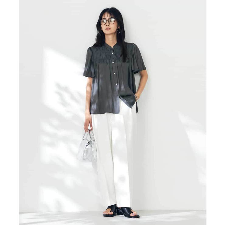 【洗える】タックワイドテーパードパンツ【WEB限定】 | a.v.v【WOMEN】 | 詳細画像18 