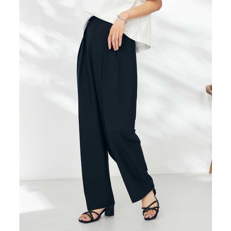 【洗える】タックワイドテーパードパンツ【WEB限定】 | a.v.v【WOMEN】 | 詳細画像21 