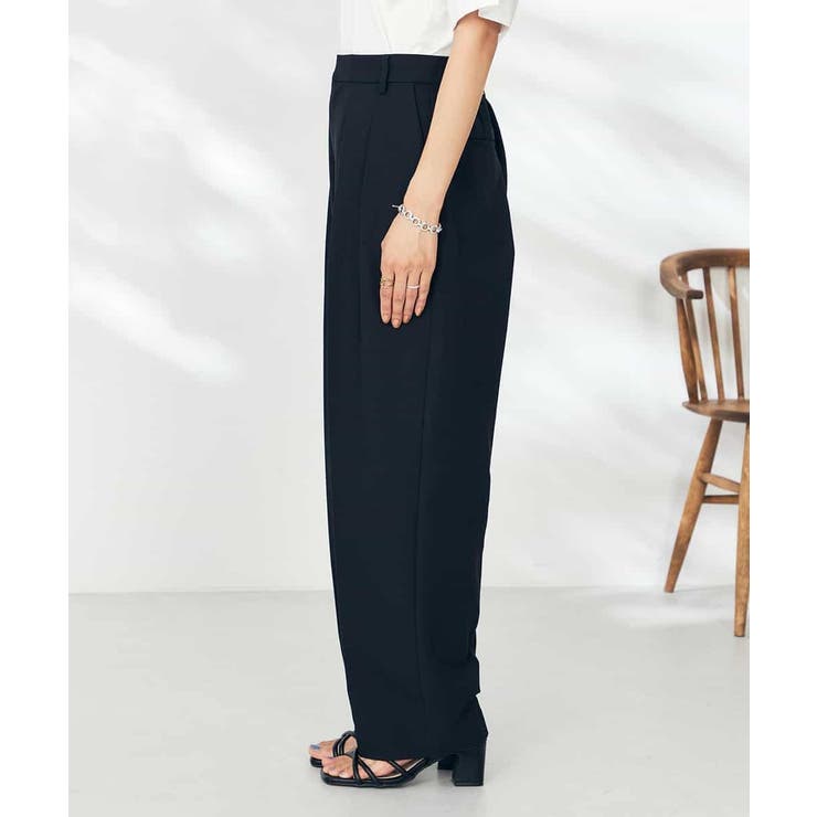 【洗える】タックワイドテーパードパンツ【WEB限定】 | a.v.v【WOMEN】 | 詳細画像28 