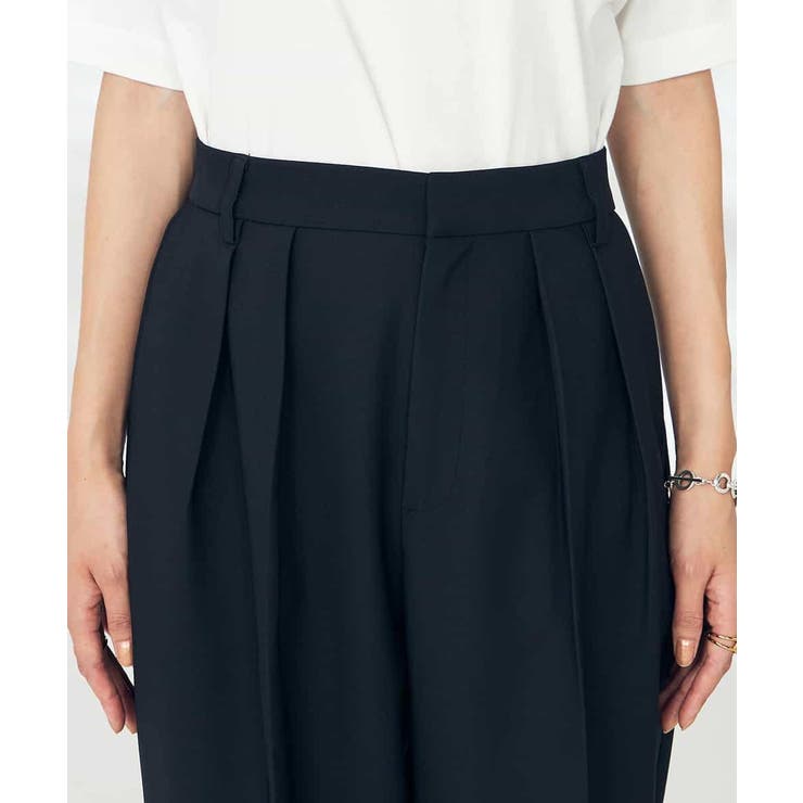 【洗える】タックワイドテーパードパンツ【WEB限定】 | a.v.v【WOMEN】 | 詳細画像30 