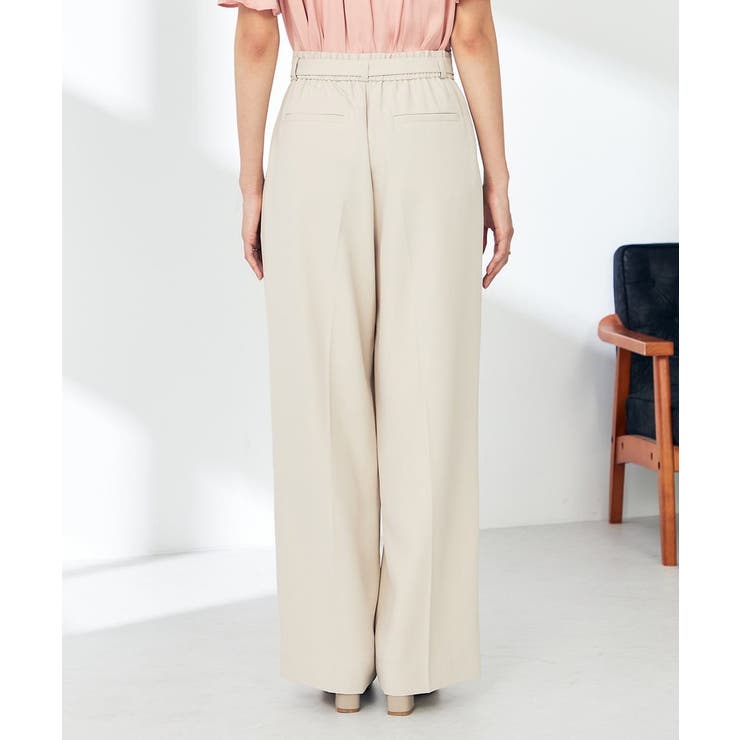 【洗える】ベルト付きストレートパンツ | a.v.v【WOMEN】 | 詳細画像27 