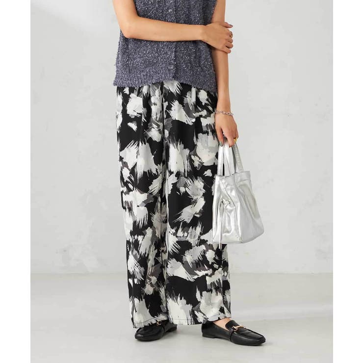 【マシンウォッシャブル】プリントイージーパンツ | a.v.v【WOMEN】 | 詳細画像10 