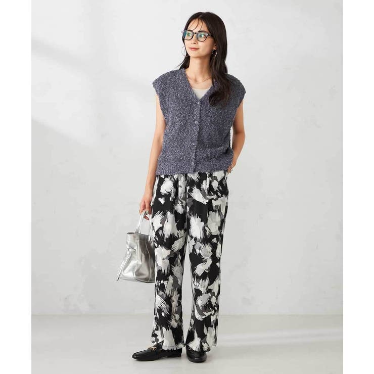 【マシンウォッシャブル】プリントイージーパンツ | a.v.v【WOMEN】 | 詳細画像11 