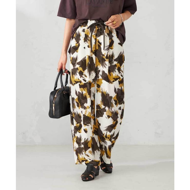 【マシンウォッシャブル】プリントイージーパンツ | a.v.v【WOMEN】 | 詳細画像3 